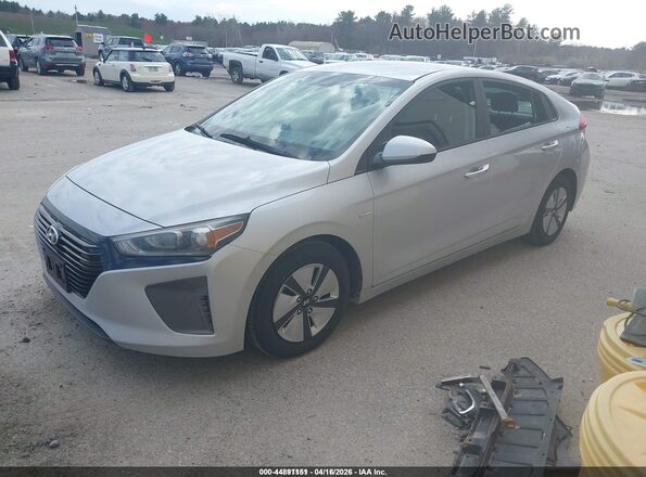 KMHC65LC4JU075644 2018 HYUNDAI IONIQ HYBRID Silver Передня ліва чверть