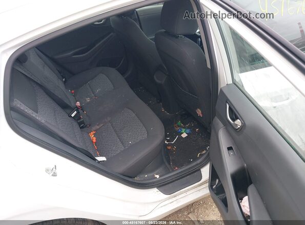 KMHC65LC4JU099569 2018 HYUNDAI IONIQ HYBRID White Widok naklejki z numerem VIN