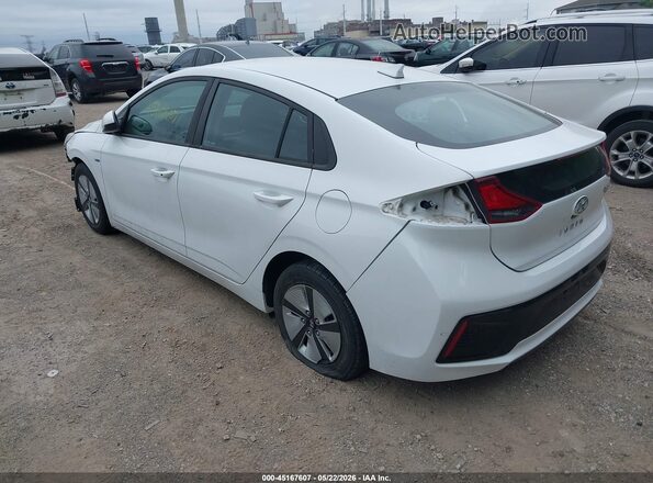 KMHC65LC4JU099569 2018 HYUNDAI IONIQ HYBRID White Tył lewy