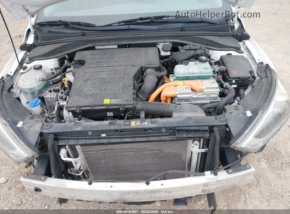 KMHC65LC4JU099569 2018 HYUNDAI IONIQ HYBRID White Widok z tyłu
