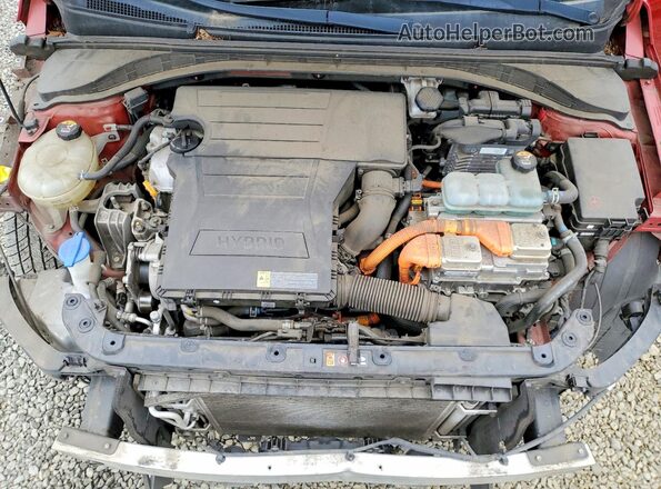 KMHC65LC4KU167502 2019 HYUNDAI IONIQ Красный Вид задней части салона
