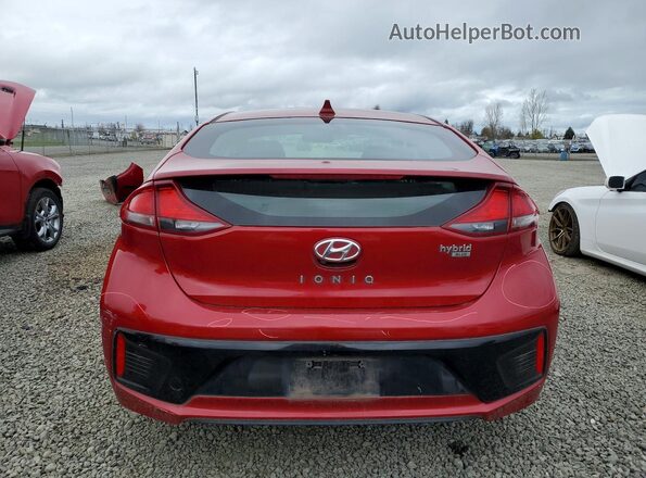 KMHC65LC4KU167502 2019 HYUNDAI IONIQ Красный Вид сзади