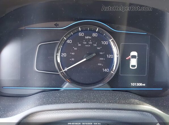 KMHC65LC6HU024768 2017 HYUNDAI IONIQ HYBRID Белый Вид задних сидений