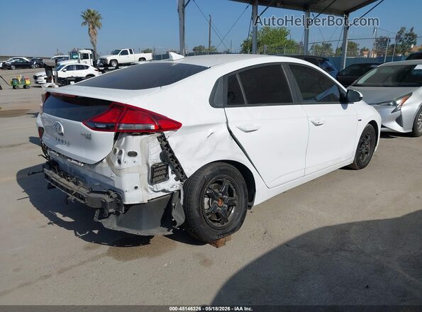 KMHC65LC6HU024768 2017 HYUNDAI IONIQ HYBRID Белый Задняя правая четверть