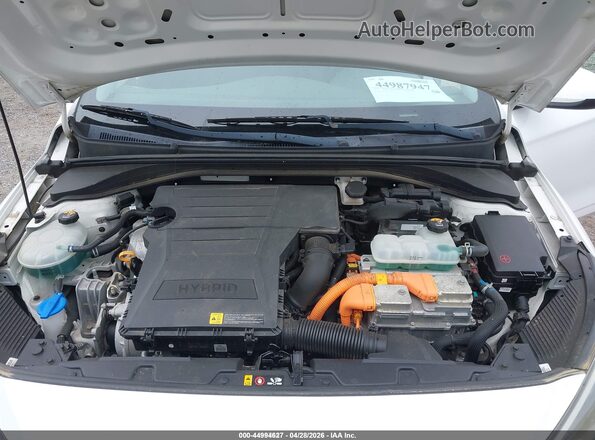 KMHC65LC6JU076214 2018 HYUNDAI IONIQ HYBRID Белый Вид сзади
