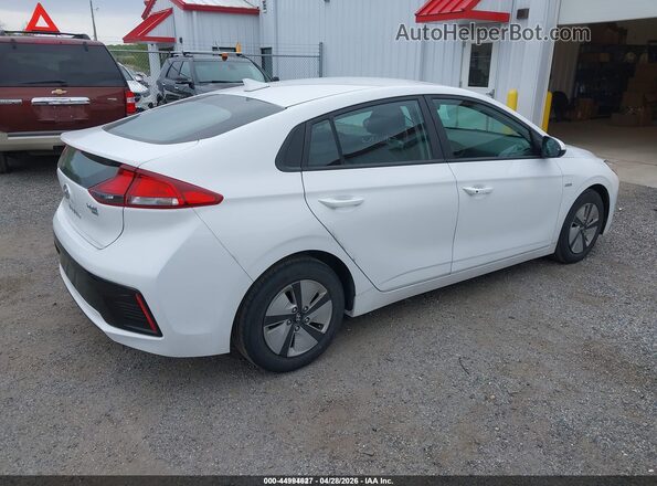 KMHC65LC6JU076214 2018 HYUNDAI IONIQ HYBRID Белый Задняя правая четверть