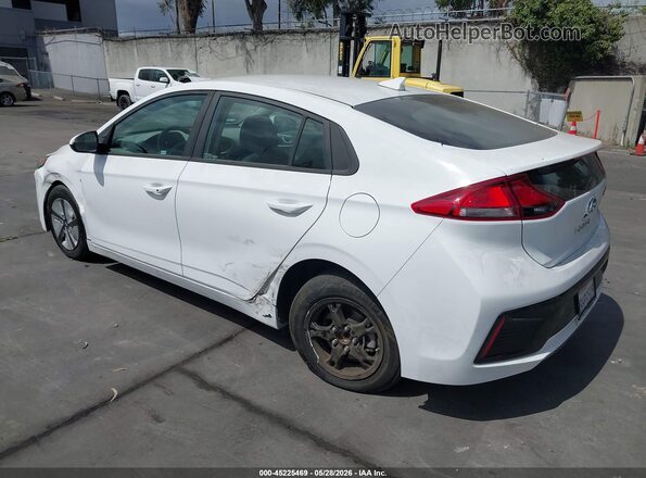KMHC65LC6KU131228 2019 HYUNDAI IONIQ HYBRID White Trasero izquierdo