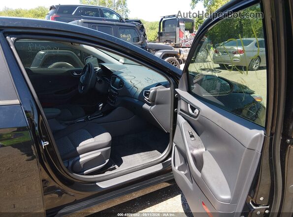 KMHC65LC6KU138048 2019 HYUNDAI IONIQ HYBRID Black Вид салону спереду