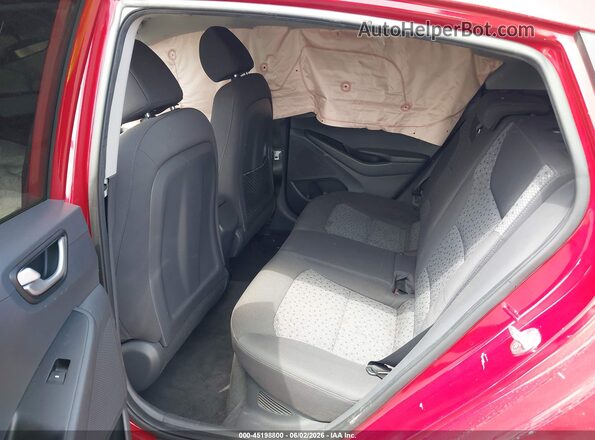 KMHC65LC6KU180672 2019 HYUNDAI IONIQ HYBRID Red VIN sticker view