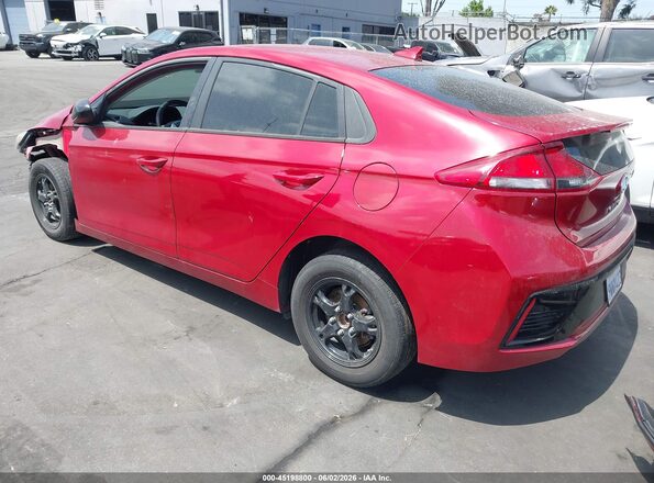 KMHC65LC6KU180672 2019 HYUNDAI IONIQ HYBRID Red Rear left