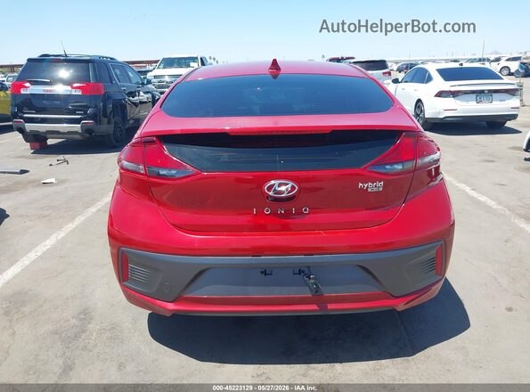 KMHC65LC6NU274930 2022 HYUNDAI IONIQ HYBRID Red 