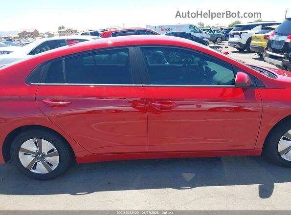 KMHC65LC6NU274930 2022 HYUNDAI IONIQ HYBRID Red Widok wnętrza 360 stopni