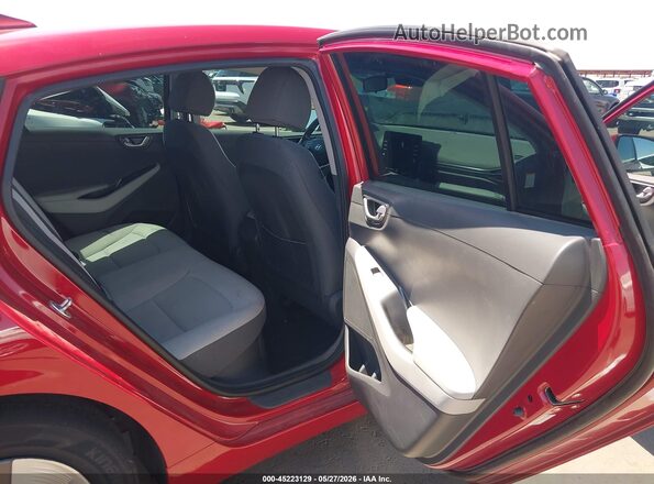 KMHC65LC6NU274930 2022 HYUNDAI IONIQ HYBRID Red Widok naklejki z numerem VIN