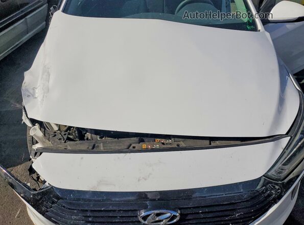 KMHC65LC7HU048030 2017 HYUNDAI IONIQ White უკანა სალონის ხედი