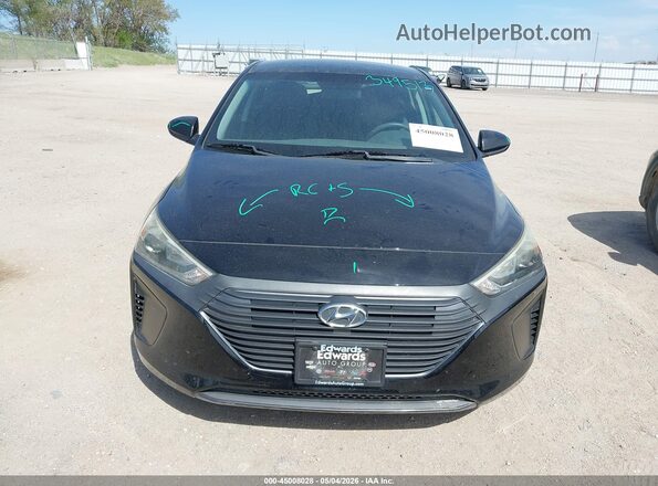 KMHC65LC7JU062371 2018 HYUNDAI IONIQ HYBRID Black Вид задньої частини салону