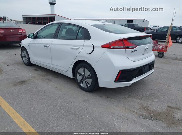 KMHC65LC7JU088372 2018 HYUNDAI IONIQ HYBRID White Rear left