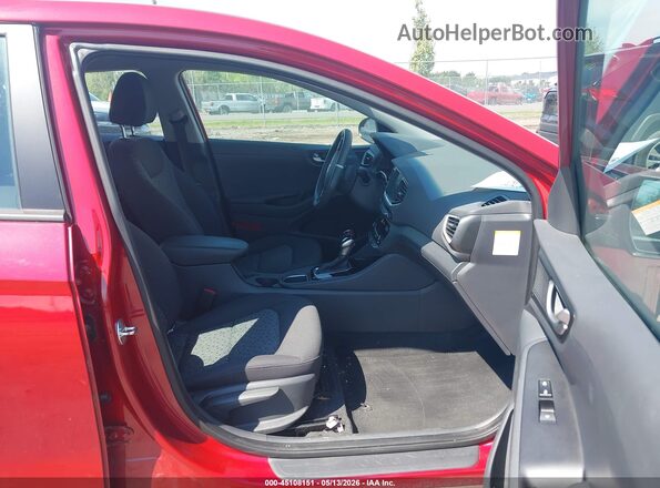 KMHC65LC7KU123963 2019 HYUNDAI IONIQ HYBRID Red Front interior view