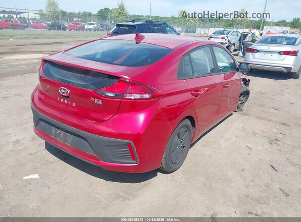 KMHC65LC7KU123963 2019 HYUNDAI IONIQ HYBRID Red Rear right