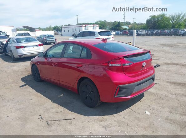 KMHC65LC7KU123963 2019 HYUNDAI IONIQ HYBRID Red Rear left