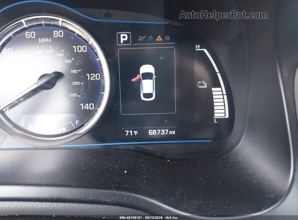 KMHC65LC7KU123963 2019 HYUNDAI IONIQ HYBRID Red 
