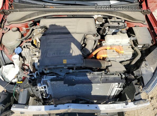 KMHC65LC7LU227757 2020 HYUNDAI IONIQ Красный Вид задней части салона