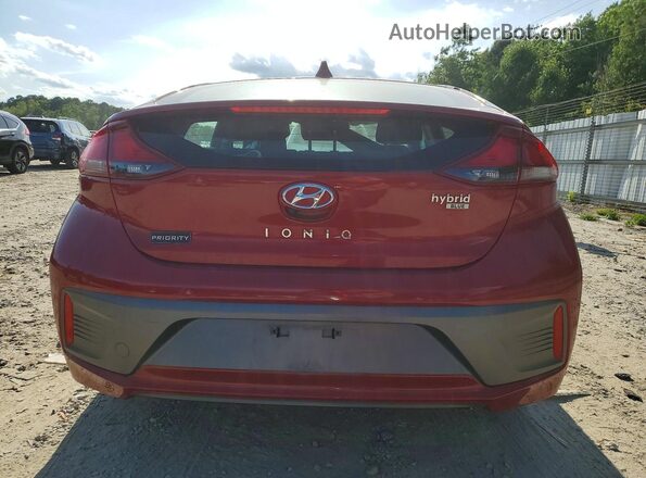 KMHC65LC7LU227757 2020 HYUNDAI IONIQ Красный Вид сзади