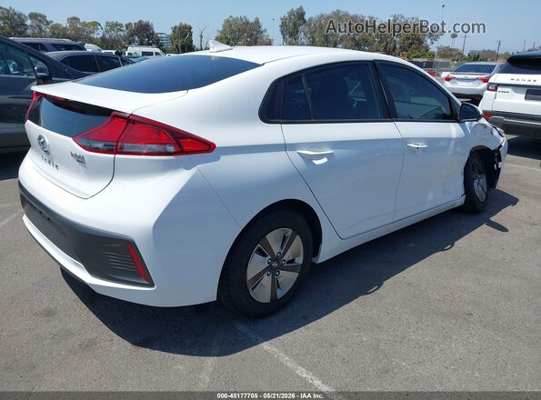 KMHC65LC8MU252846 2021 HYUNDAI IONIQ HYBRID White უკანა მარჯვენა
