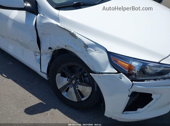 KMHC65LC8MU252846 2021 HYUNDAI IONIQ HYBRID White წინა ხედი
