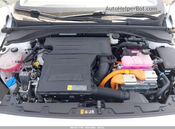 KMHC65LC8MU252846 2021 HYUNDAI IONIQ HYBRID White უკანა ხედი