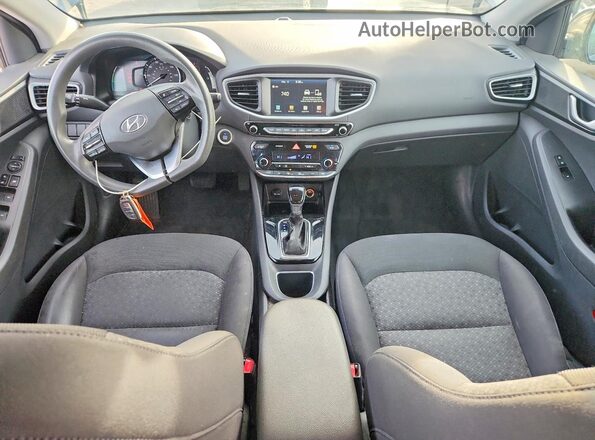 KMHC65LC9HU049003 2017 HYUNDAI IONIQ Gray Вид панелі приладів