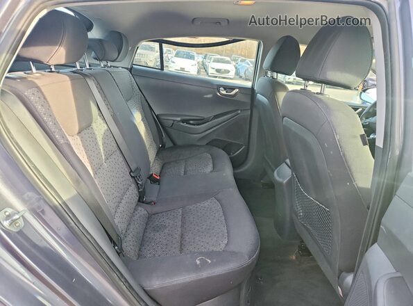 KMHC65LC9HU049003 2017 HYUNDAI IONIQ Gray Вид задніх сидінь