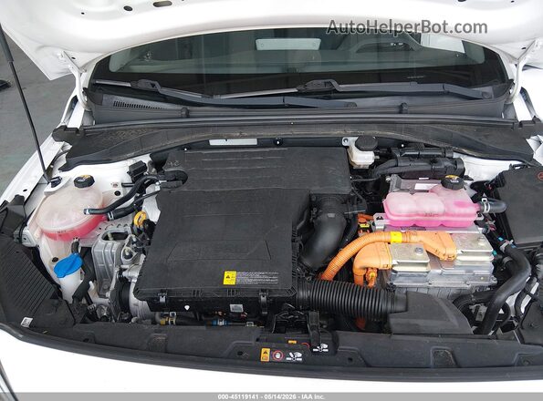 KMHC65LCXMU257837 2021 HYUNDAI IONIQ HYBRID White Vista trasera
