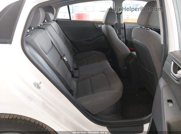 KMHC65LCXMU257837 2021 HYUNDAI IONIQ HYBRID White Vista de la etiqueta del VIN