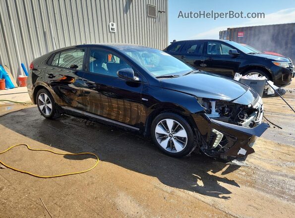 KMHC65LD0KU139026 2019 HYUNDAI IONIQ Black Delantero derecho