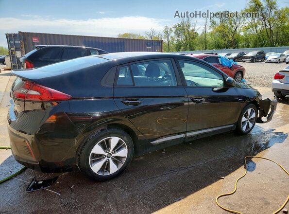 KMHC65LD0KU139026 2019 HYUNDAI IONIQ Black Trasero derecho