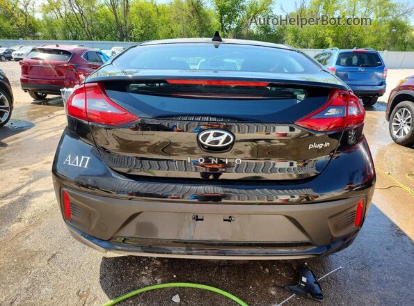 KMHC65LD0KU139026 2019 HYUNDAI IONIQ Black Vista trasera