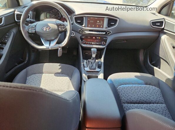 KMHC65LD0KU139026 2019 HYUNDAI IONIQ Black Vista del salpicadero