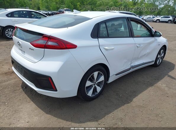KMHC65LD3KU132099 2019 HYUNDAI IONIQ PLUG-IN HYBRID White უკანა მარჯვენა