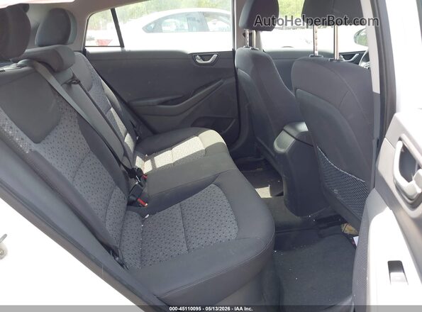 KMHC65LD3KU132099 2019 HYUNDAI IONIQ PLUG-IN HYBRID White VIN კოდის სტიკერის ხედი