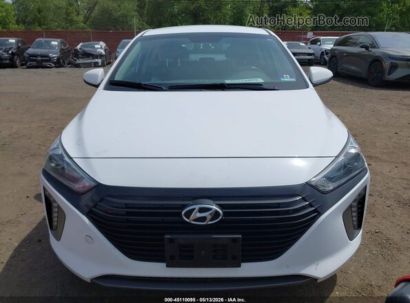 KMHC65LD3KU132099 2019 HYUNDAI IONIQ PLUG-IN HYBRID White ხელსაწყოთა პანელის ხედი
