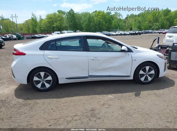 KMHC65LD3KU132099 2019 HYUNDAI IONIQ PLUG-IN HYBRID White უკანა სალონის ხედი