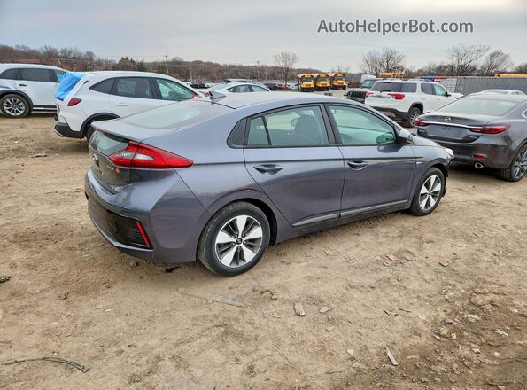 KMHC65LD3KU144334 2019 HYUNDAI IONIQ Gray Tył prawy
