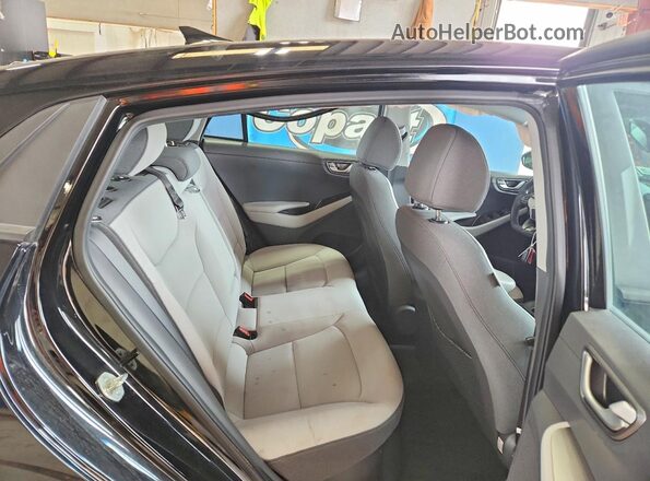 KMHC65LD6MU250697 2021 HYUNDAI IONIQ Black Вид задніх сидінь