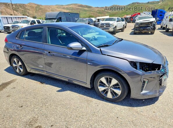 KMHC65LD8JU104362 2018 HYUNDAI IONIQ Gray 
