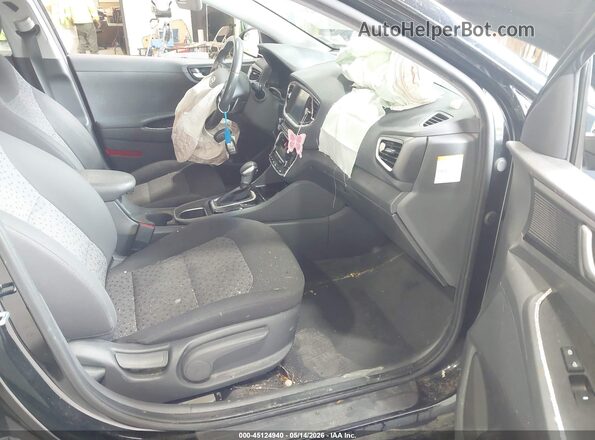KMHC65LD9KU164541 2019 HYUNDAI IONIQ PLUG-IN HYBRID Black Вид салону спереду