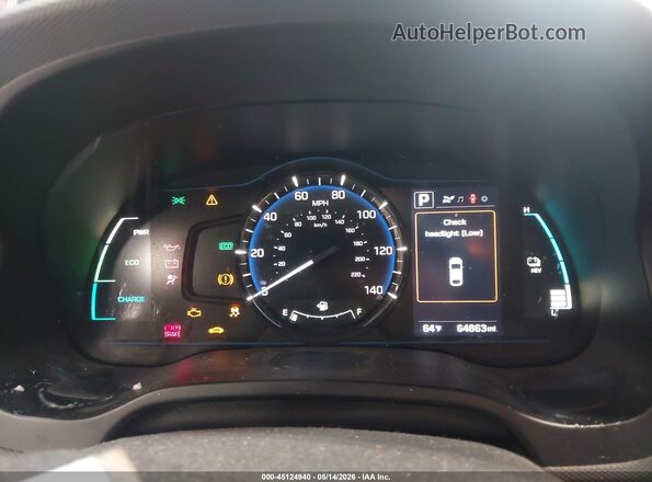 KMHC65LD9KU164541 2019 HYUNDAI IONIQ PLUG-IN HYBRID Black Вид задніх сидінь