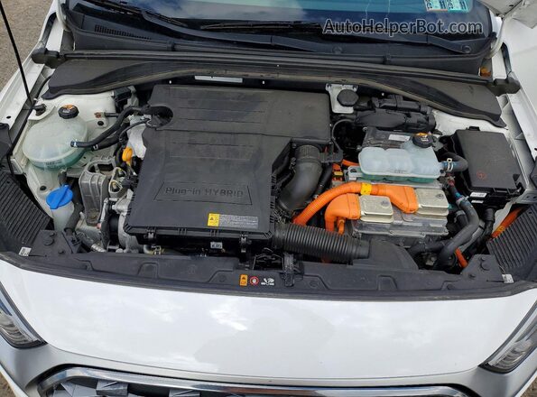 KMHC65LD9LU189201 2020 HYUNDAI IONIQ White Սալոնի հետևի տեսք