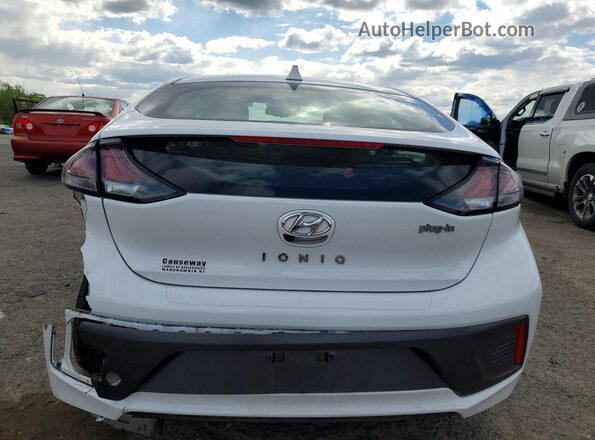KMHC65LD9LU189201 2020 HYUNDAI IONIQ White Հետևի տեսք