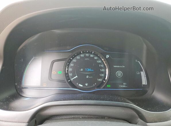KMHC75LC0HU049503 2017 HYUNDAI IONIQ Серебряный 