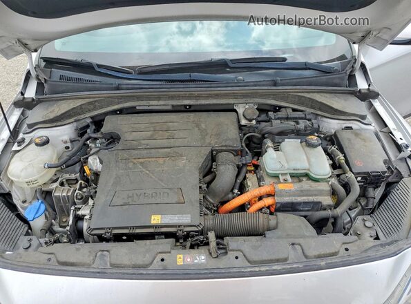 KMHC75LC0HU049503 2017 HYUNDAI IONIQ Серебряный 